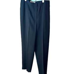 Judith hart vintage polkadot Classic Navy pleated Dress Pants size 6 petite